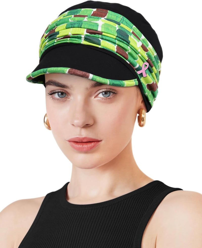 Awefeel Chemo Headwear Viscose Newsboy Cap for Women Fall and Winter Hats - Image 1